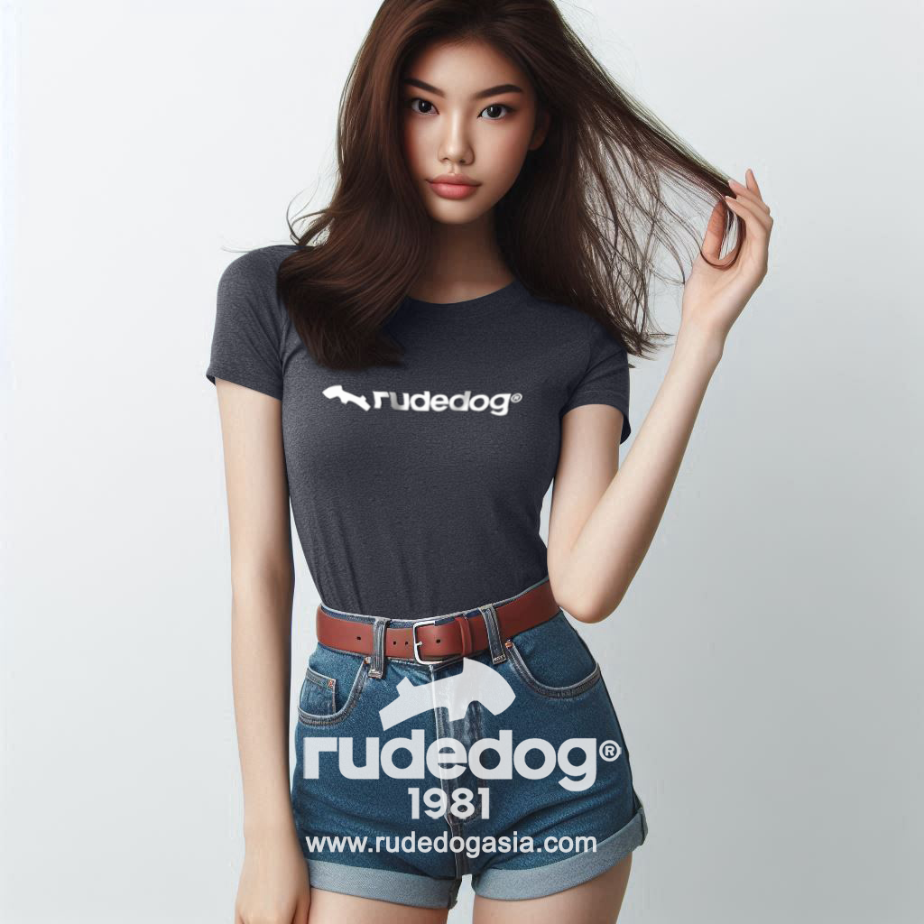 เสื้อยืด rudedog รุ่น Class Dog ผู้หญิง สีท็อปแบล็ค