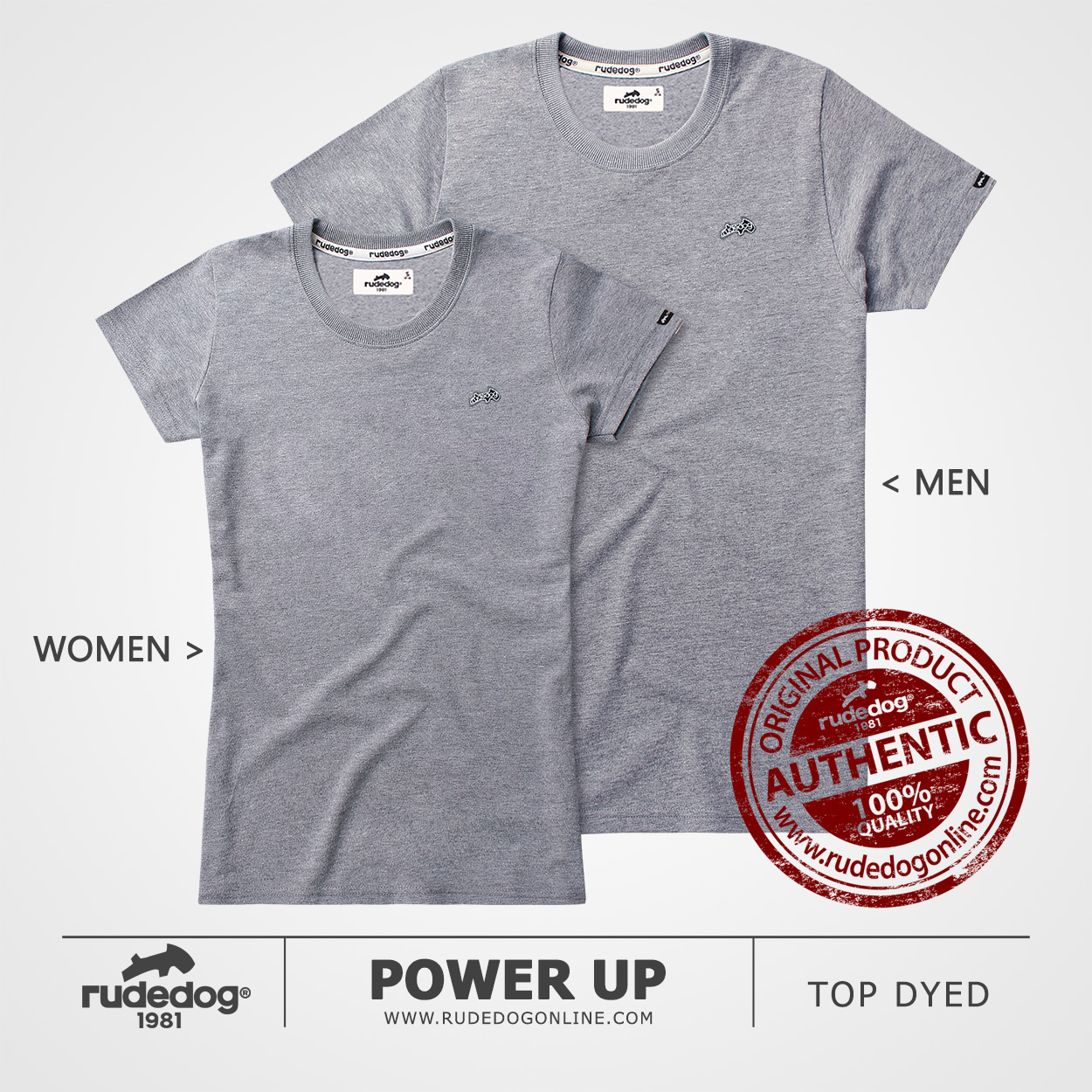 เสื้อยืด rudedog รุ่น Power Up