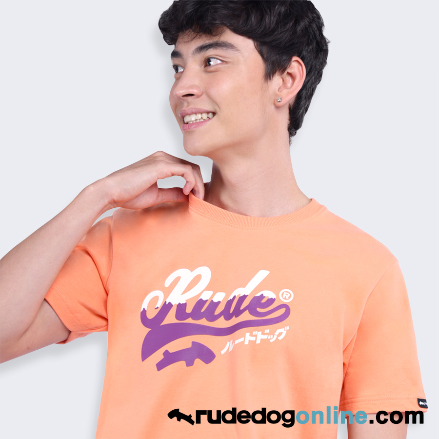 เสื้อยืด rudedog รุ่น Rude Retro สีโอลด์โรส