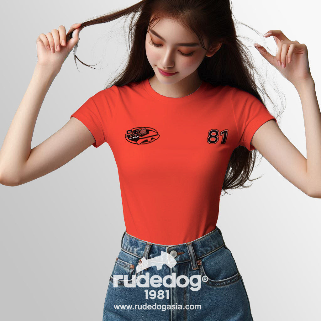 เสื้อยืด rudedog รุ่น SKIPPER ผู้หญิง สีพันซ์