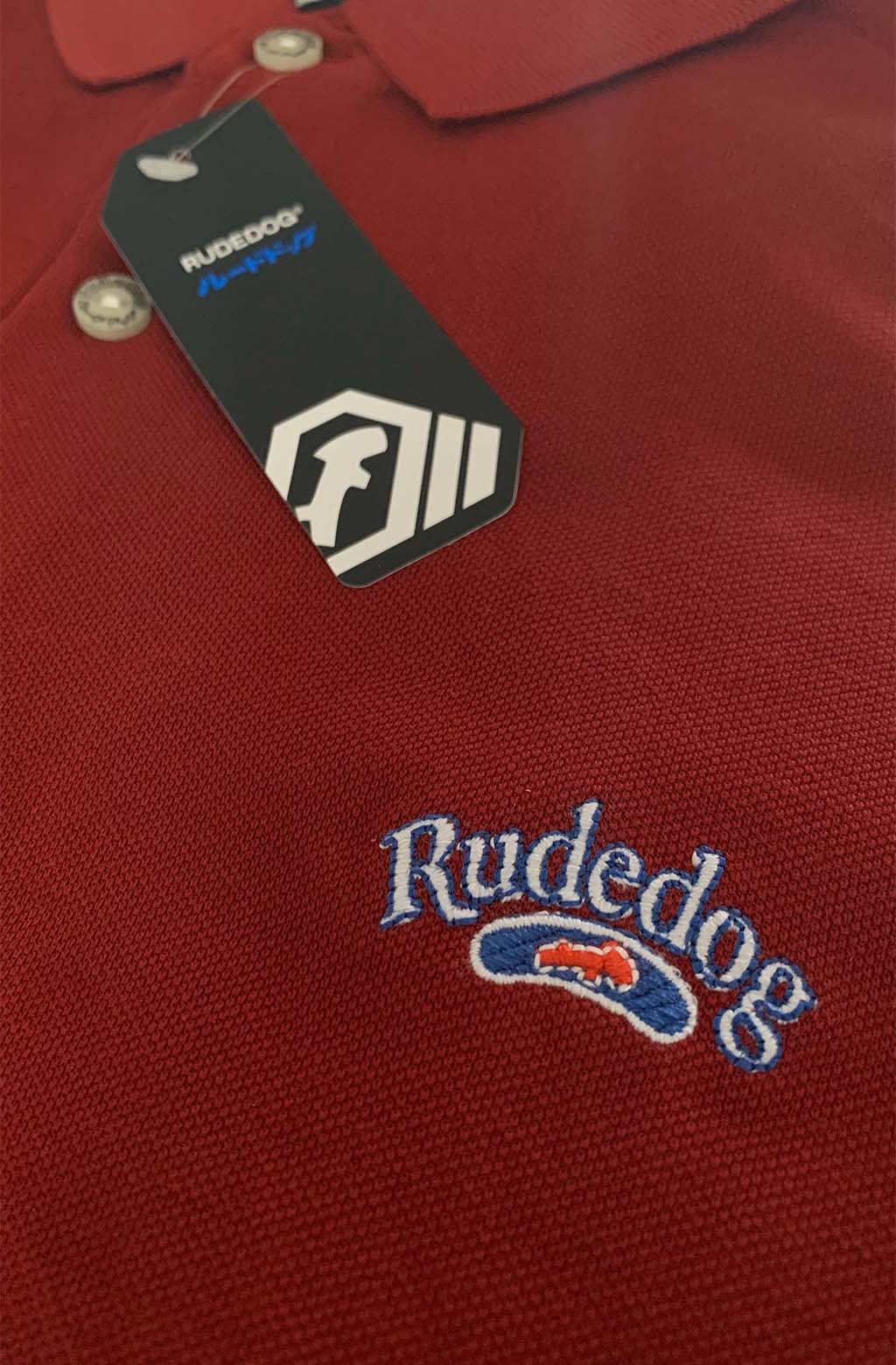 เสื้อโปโล rudedog รุ่น GLAM สีแดงเลือดหมู